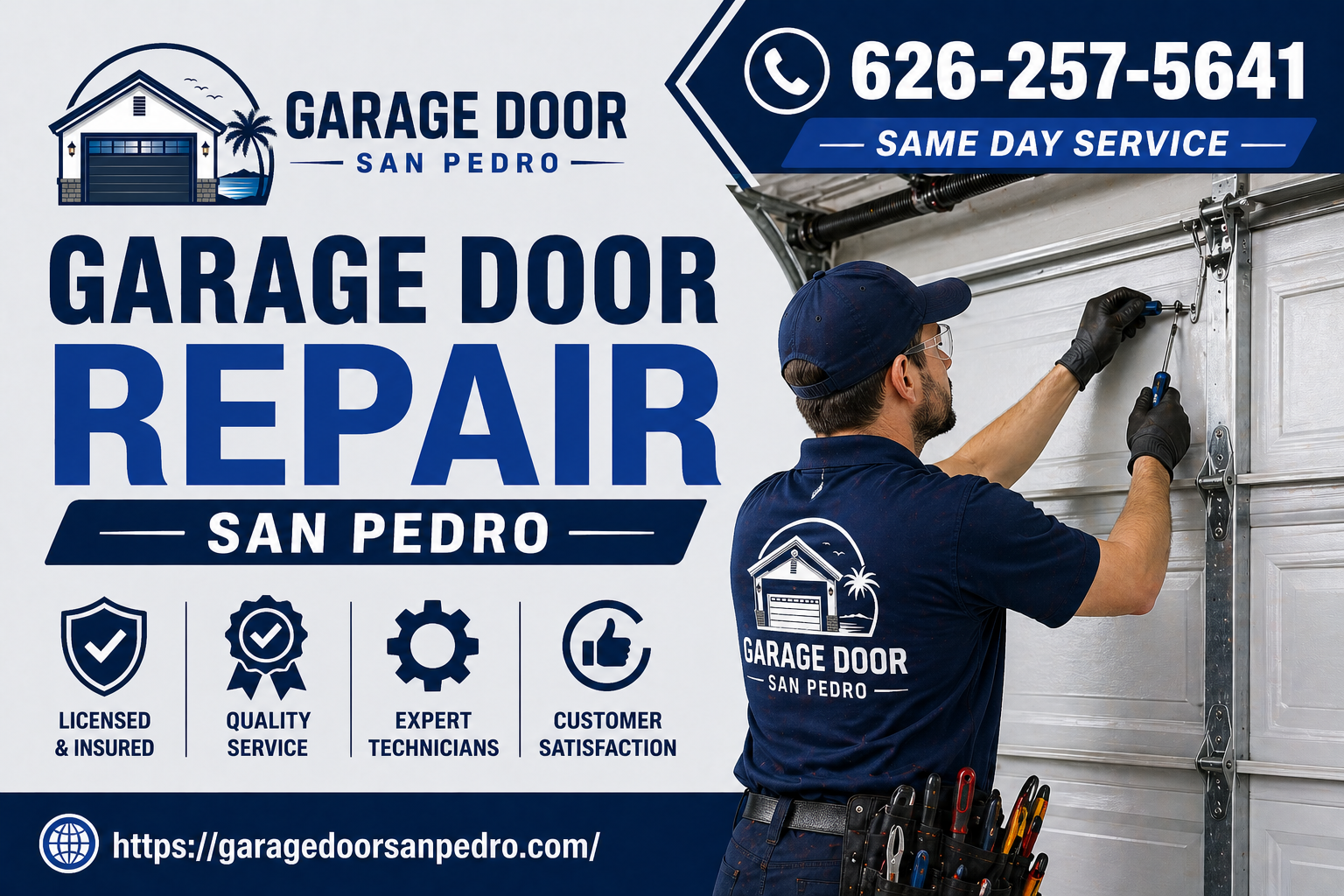 Emergency Garage Door San Pedro CA | 24 Hour Service